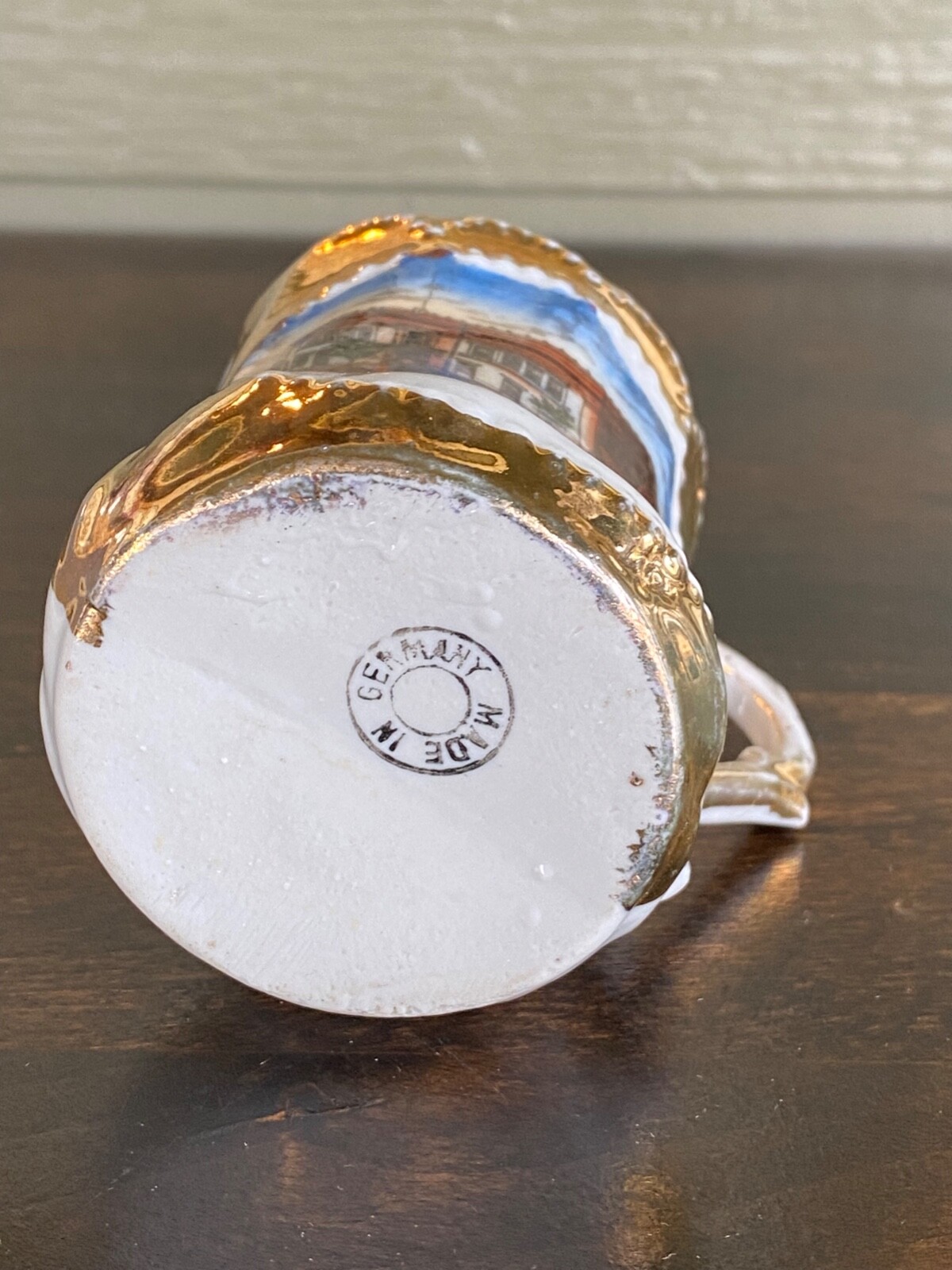 Antique Cedar Rapids Iowa Public Library Souvenir Mug Vintage Gold Trim eBay