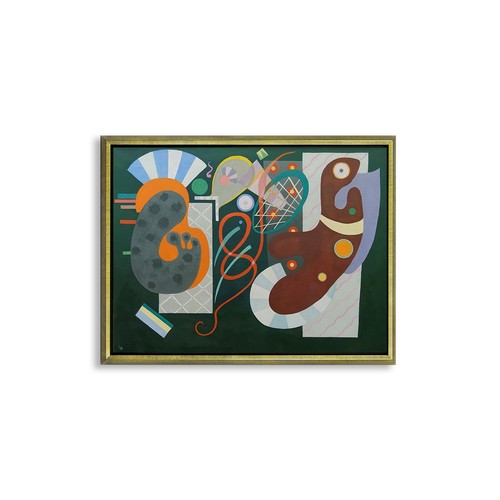 Stampa su Carta su tela o Quadro su tela o con Cornice Wassily Kandinsky Noeud - Picture 6 of 9