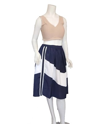 Little Remix by Charlotte Eskilden Navy/ White Collin Ribbon Skirt Girls Sz 14