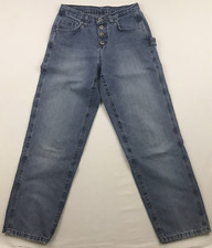 Vintage Riveted by Lee Womens Jeans Button Fly Size 8