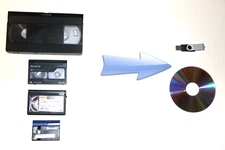 Video Tapes converted to DVD or USB Flash Drive-$5 Each!!