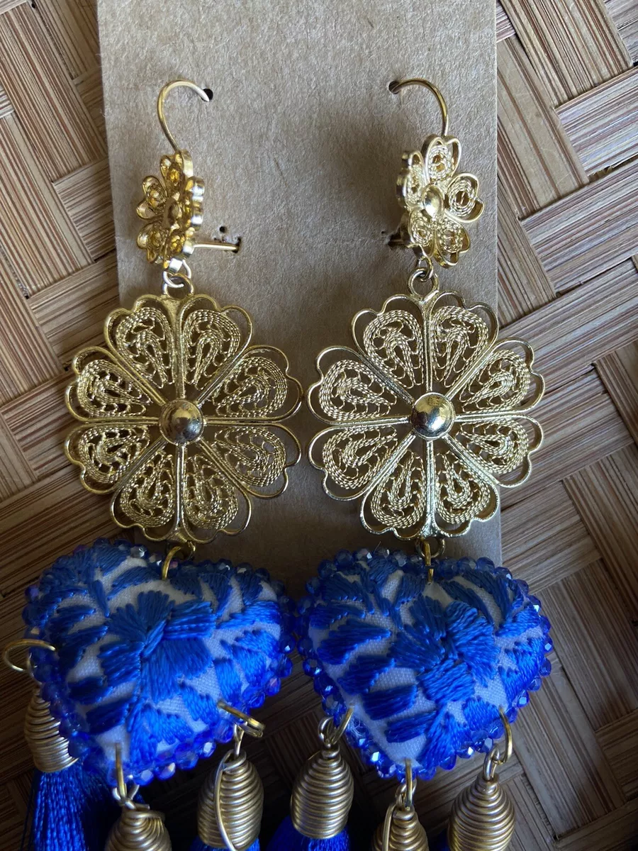Mexican filigree earrings sale