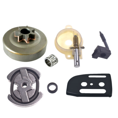 #ad #ad Oil Pump Oiler Gear 7T Clutch Drum Kit For HUSQVARNA 41 136 137 142 141 Chainsaw $12.99