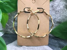 2 Gold-tone Earring Set Boho Retro Dangle Drop Hook New Free Ship 6160