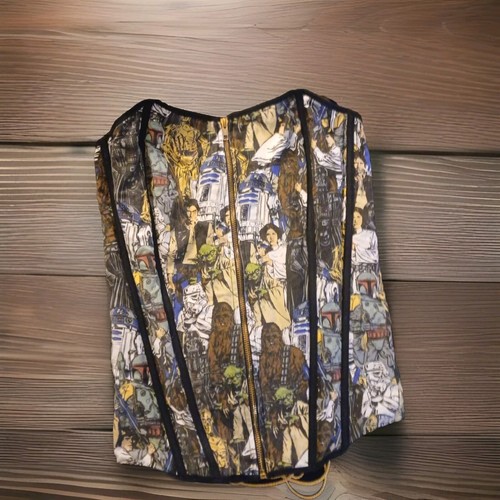 Star Wars Sexy Corset Size 3 Lace Up & Zipper Cosplay - Picture 2 of 11