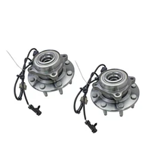 Pair Front Wheel Hub Bearing for 01-06 Chevy Silverado Sierra 1500HD 2500 HD 2WD