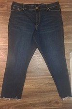 Bandolino Amy Womens Size 18 Straight Leg Stretch Denim