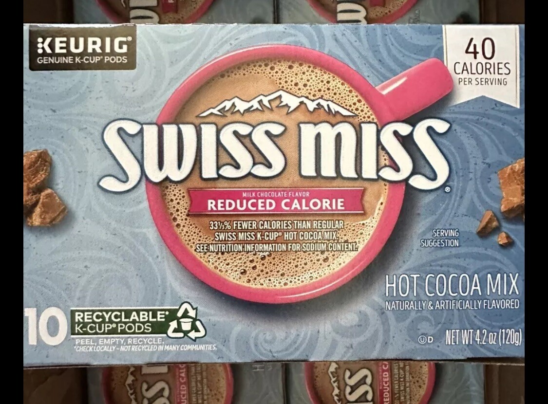 Swiss Miss Hot Cocoa Single-Serve K-Cup®, Light Reduced Calorie