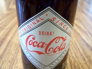 Coca-Cola THE ORIGINAL SINCE 1886, LIMITED EDITION, 1 - 8.5 oz Coke Bottle Full