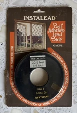 Instalead Self Adhesive Lead Window Strip 10 Metre 7mm, 32.5 feet 1/4 Inch