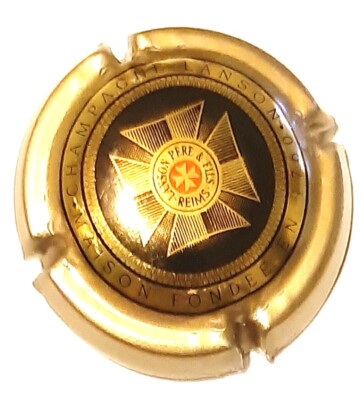 Champagnerkapsel Lanson ctr Gold Black Circle
