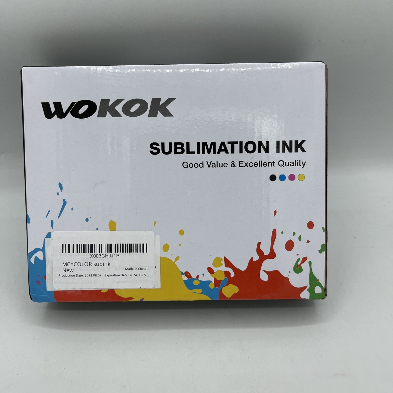 Sublimation Ink Refill 4 Color Pack Inkjet Printers Heat Press Transfer