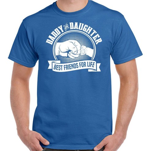 Daddy and Daughter Best Friends For Life Mens Funny Fathers Day T-Shirt Gift Top - Picture 9 of 20