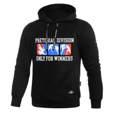 Felpa PRETORIANA Bluza Hoodie Pit Bull Nera Hooligans BJJ MMA Boxe K1