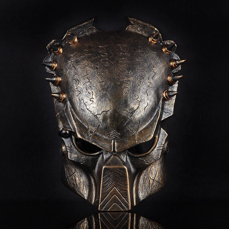 Alien vs Predator AVP Lone Wolf Predator Mask Cosplay Prop Collection Resin Mask - Image 3 of 4