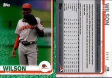 2019 Topps Pro Debut Green Parallel #108 IZZY WILSON Fire Frogs /99