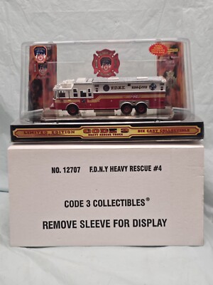 Code 3 Fire Dep Of New York City F.D.N.Y Saulsbury Heavy Resue Item 12707