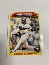 1991 Topps Woolworth Baseball Highlights Eddie Murray Los Angeles Dodgers 