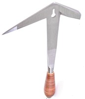 Picard Schieferhammer Rechts Typ 207 Nr. 0020700 Dachdecker Hammer Ledergriff