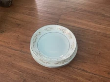 Set Of  3 Small Dessert Plates International Silver Co Fine China Springtime 326