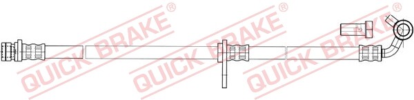 Quick Brake 50.843X Bremsschlauch 490 Mm FüR Honda-image