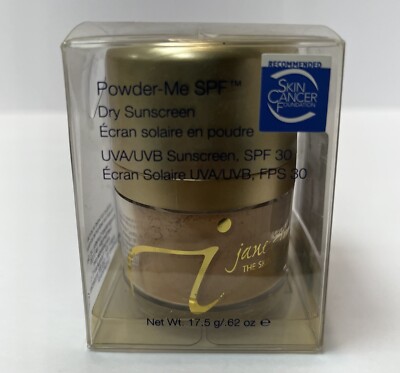 Jane Iredale POWDER ME SPF 30  17.5g/.62oz TANNED *Outer Packaging Is  Cracked*
