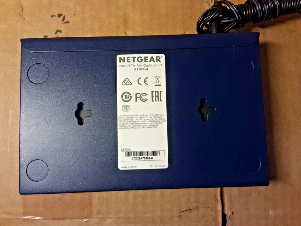 Netgear GS108v4 ProSAFE 8 Port Gigabit Network Switch - Image 2 of 4