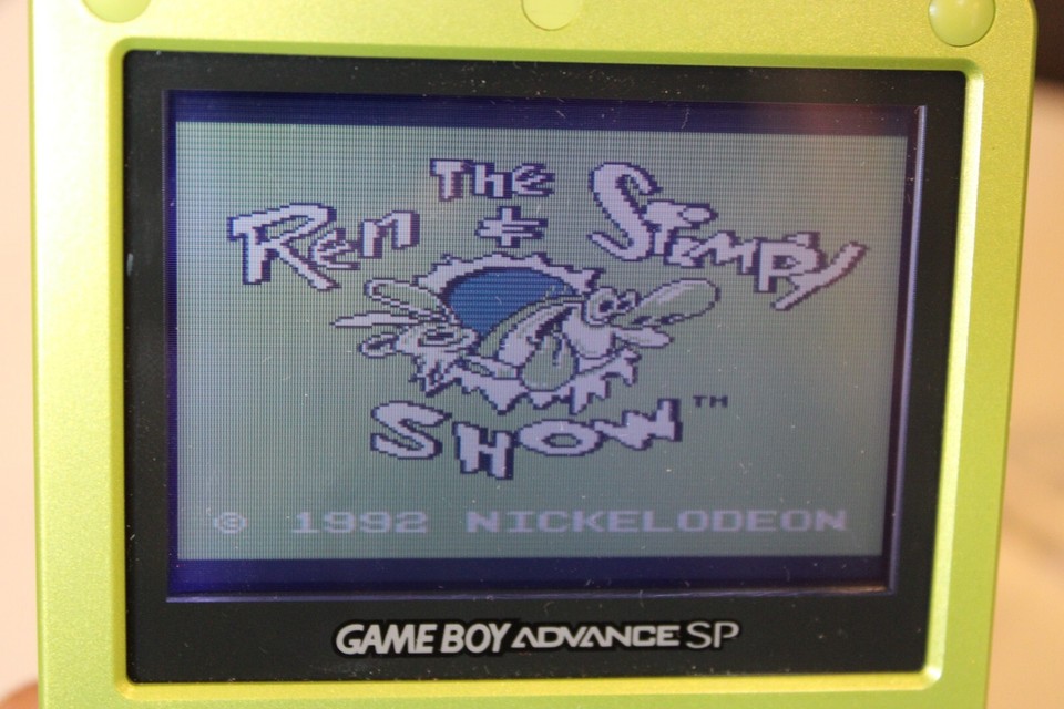 Ren And Stimpy Space Cadet Adventures Nintendo Gameboy Nickelodeon