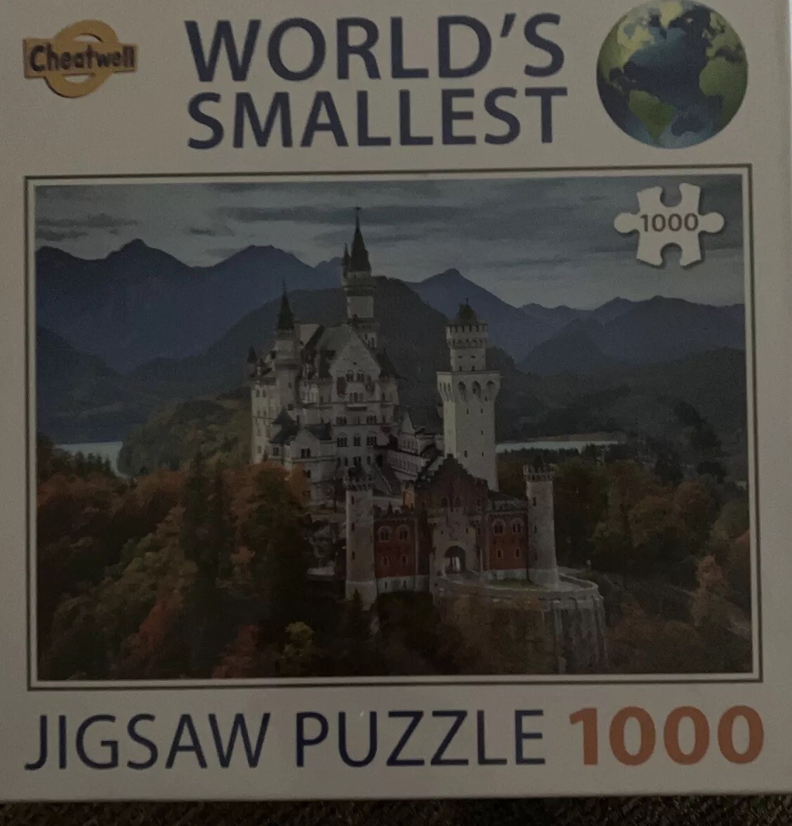 NEW & SEALED - World's Smallest 1000 Pieces Jigsaw Puzzle Neuschwanstein Castle