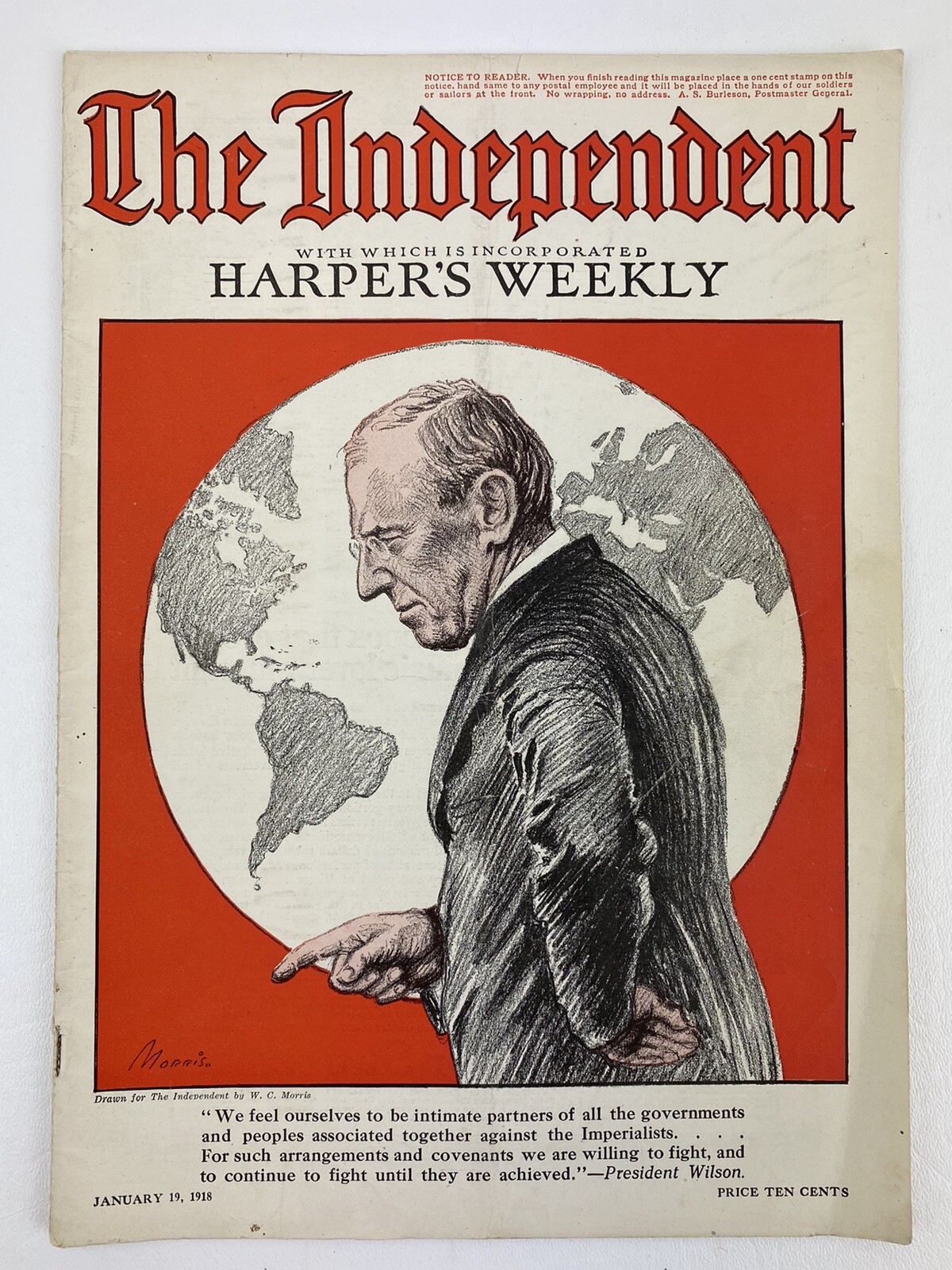 The independent harpers weekly Jan 19, 1918 world war 1 soldiers Army Navy-image