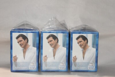 3x Antonio Banderas HIM Men Blue Seduction eau de toilette spray .5 oz each