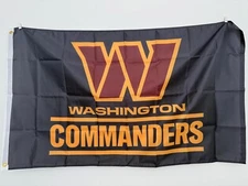 Washington Commanders Redskins Deluxe 3x5 Ft Flag Banner Mancave Decor