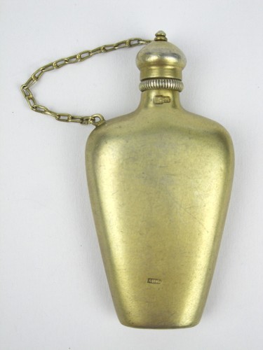 Vintage Silver 875 Bottle for Perfume Goldplated Soviet Union Russian USSR - Picture 4 of 16