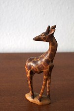 Giraffe, Holz, Holz-Giraffe, Vintage, 70er, RAR, Top Zustand