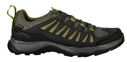 Scarpe Uomo SALOMON Eos Gore-tex Contagrip 409249 Grigio Verde | eBay