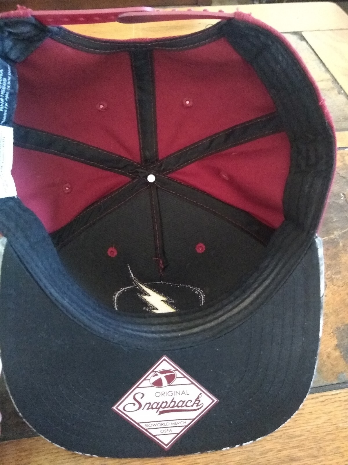 Flash Logo DC Comics Flat Bill Adjustable Snap Ba… - image 4