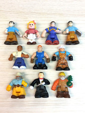 Fisher Price GEO TRAX GeoTrax Mini Figure Lot of 10 Assorted People 1.5"