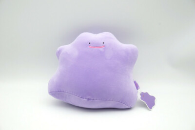 CAOMARU Metamon - boneka squeeze Ditto berbentuk bulat dengan ekspresi senang