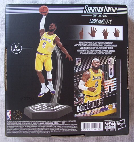 2022 Hasbro NBA Starting Lineup Series 1 LeBron James Los Angeles Lakers Forward - 第 2/2 張圖片