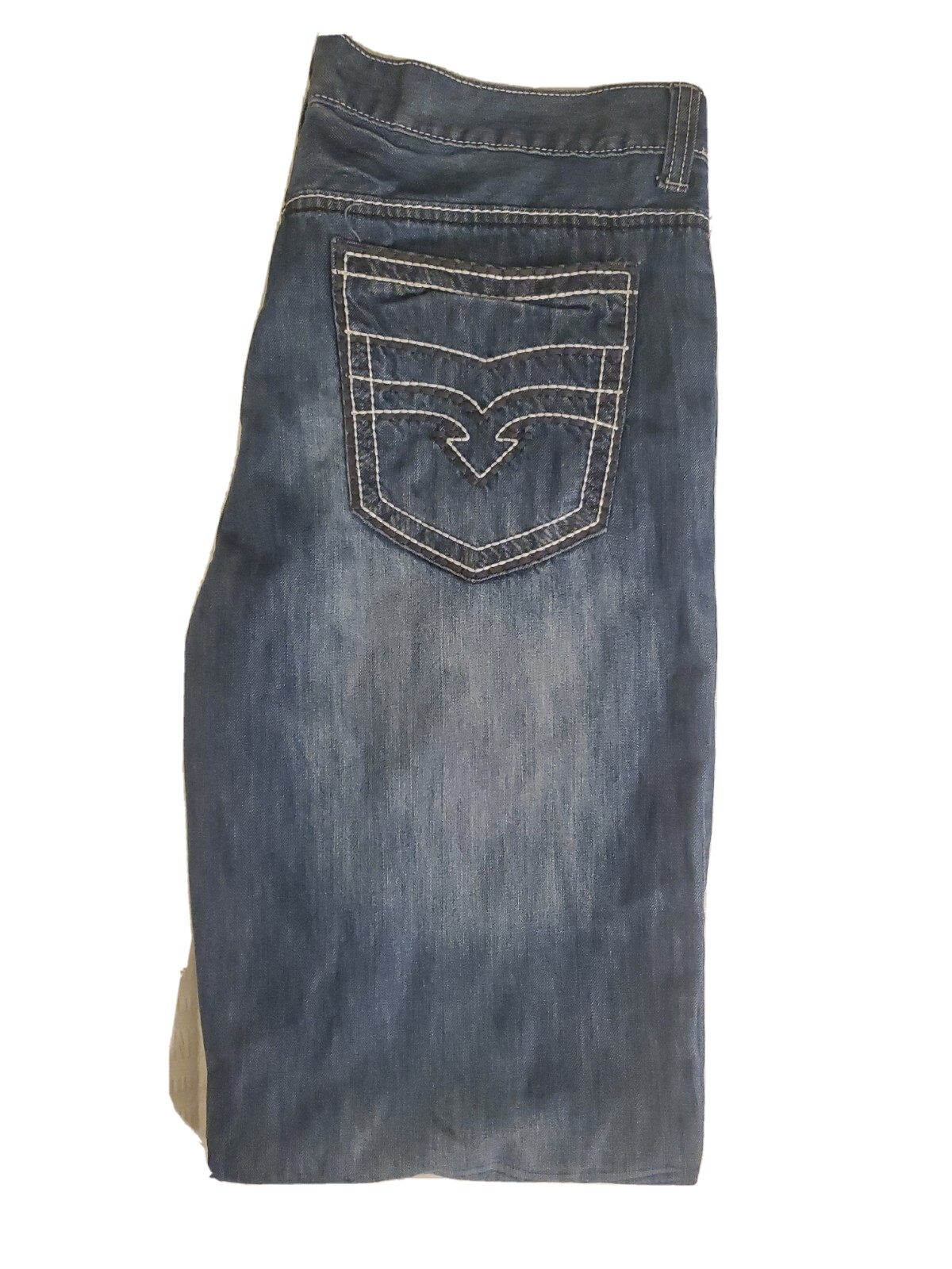 Helix Regular Fit Straight Leg Denim Mens Jeans 36x34 Gem