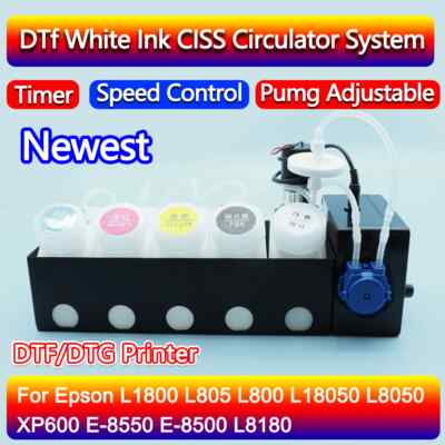 DTF CiSS Kit For Eps 8550 L1800 L800 L18050 Printer Circulator No Damper