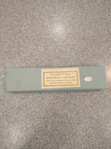 Set of 2 Vintage Beeswax Hand Dipped Candles from Greenfield Village - Picture 5 of 5