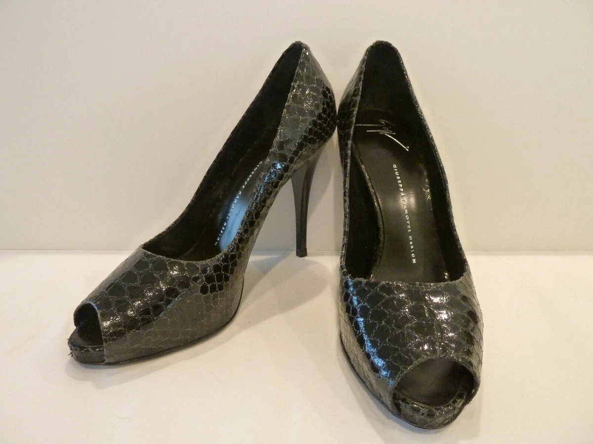 Escarpins Giuseppe Zanotti En Peau De Serpent - Taille 38.5 (UK 5.5), Neufs Sans Emballage D'origine