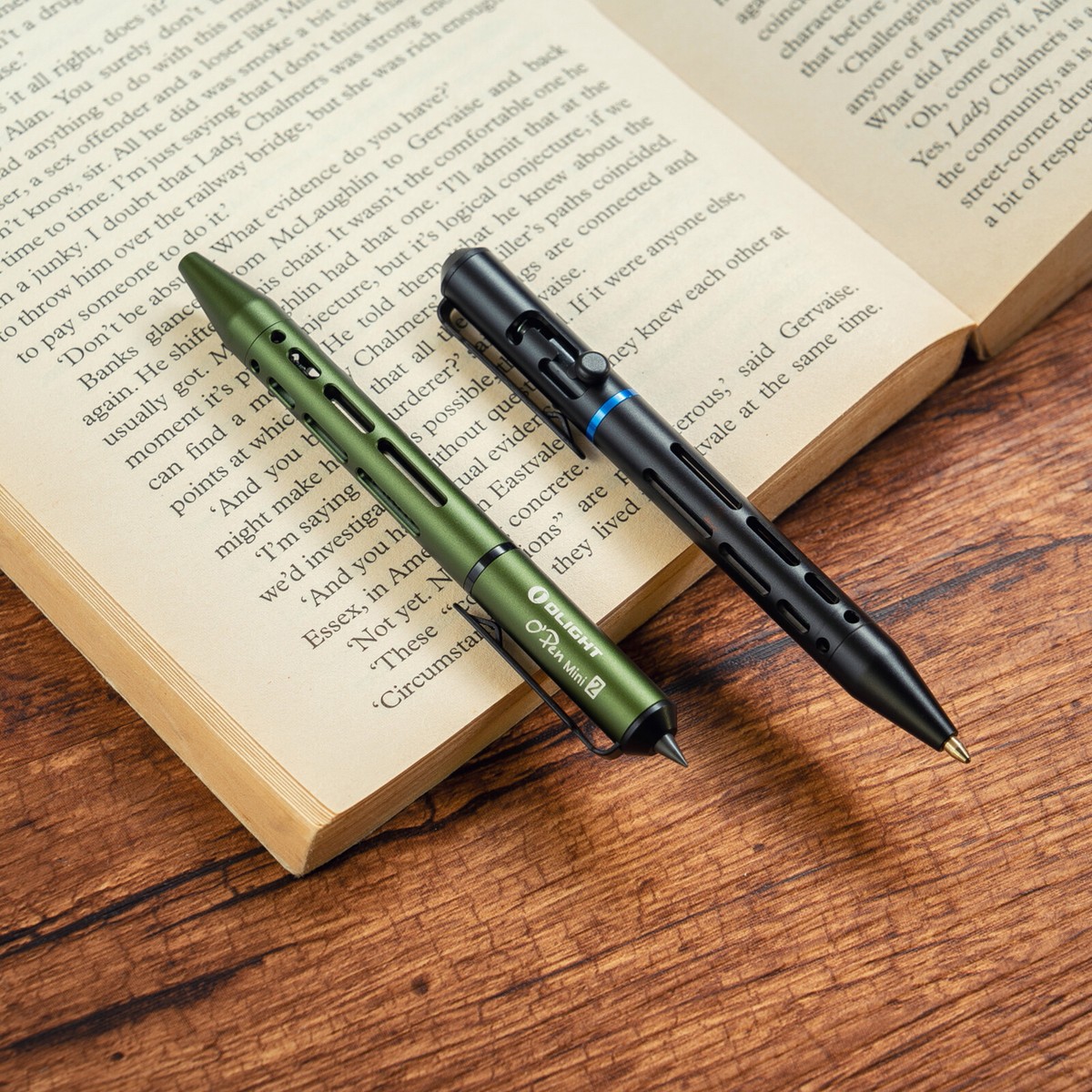 Olight O'pen Mini 2 Ballpoint Pen and Pencil in One OD Green Write