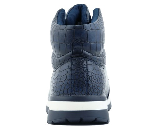 Sio Men's Sneakers Crocodile Print Fashion High Top Sneakers - Style Ryder - Picture 20 of 33