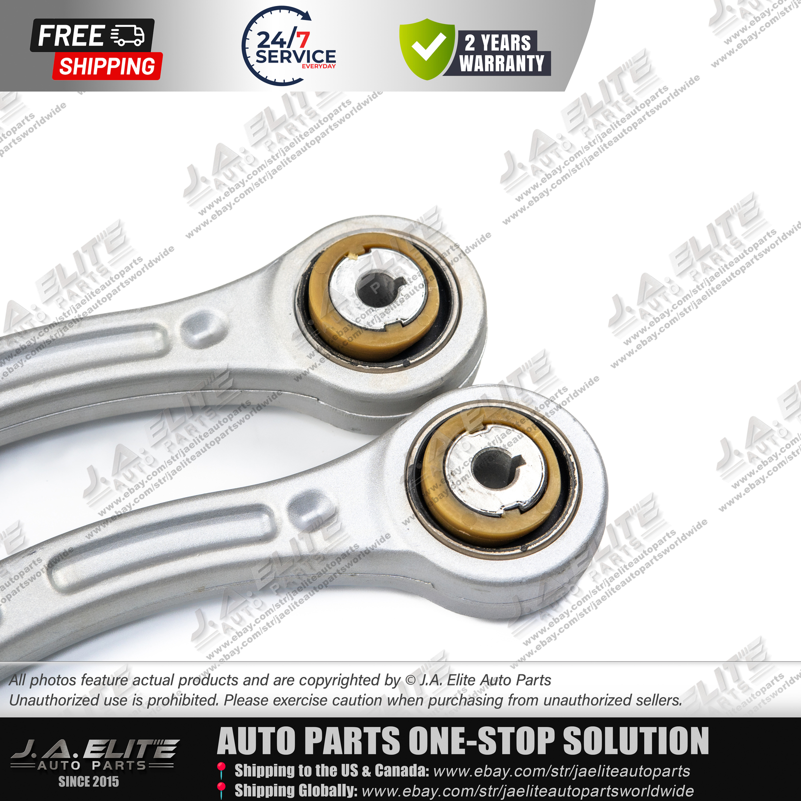 2pcs Rear Wheel Hub Tension Bars fits Maserati Ghibli Quattroporte 670007251