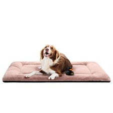 Ultra Soft Washable Dog Crate Pad, Anti-Slip Kennel Mat for Medium / Large Dogs