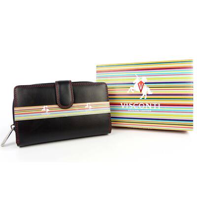 Quality Ladies Soft Leather Two Tone Purse/Wallet by Visconti; Colorado Gift ...