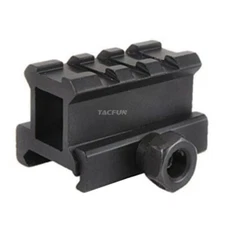 Flat top 1" inch See Through Riser Scope Rail Mount 3 slot Picatinny Weaver