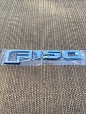 Raised 0.3in Chrome Tailgate Inserts Letters Emblem Fit For F-150 2018-2020 Logo